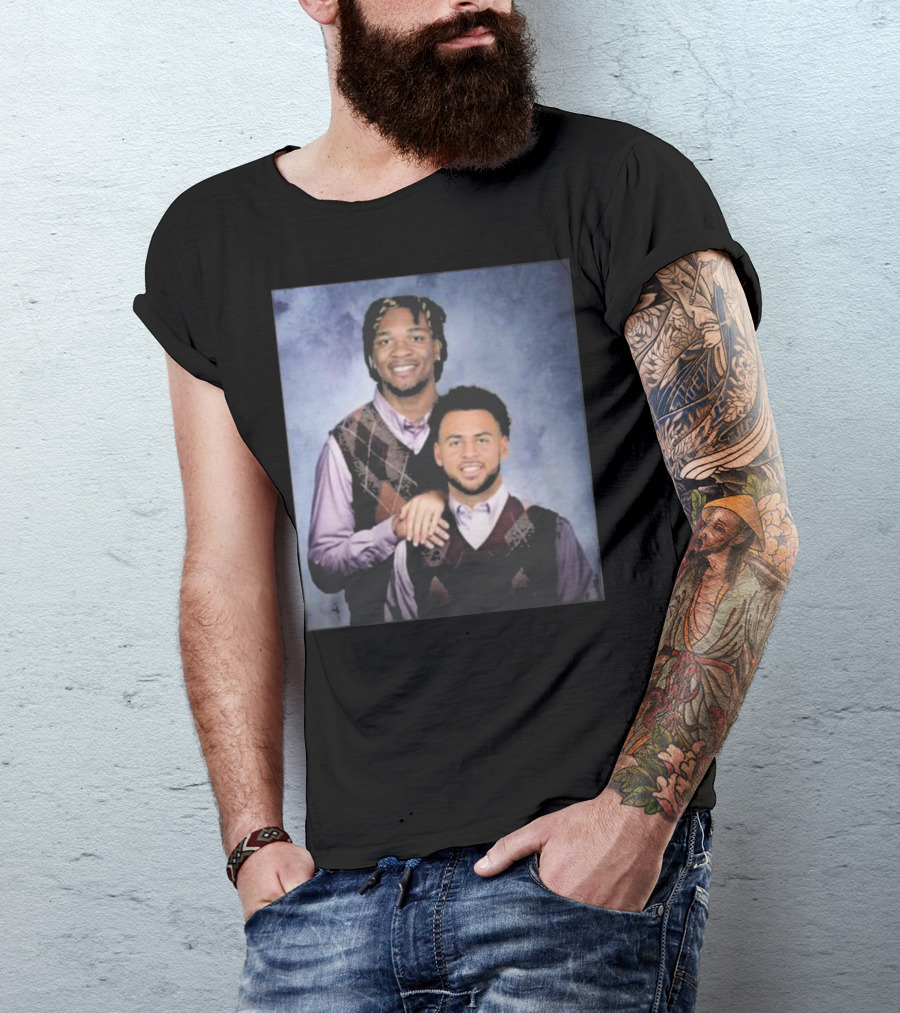 Michael Pittman Jr And Anthony Richardson Indianapolis Colts Step Brothers Meme T-Shirt