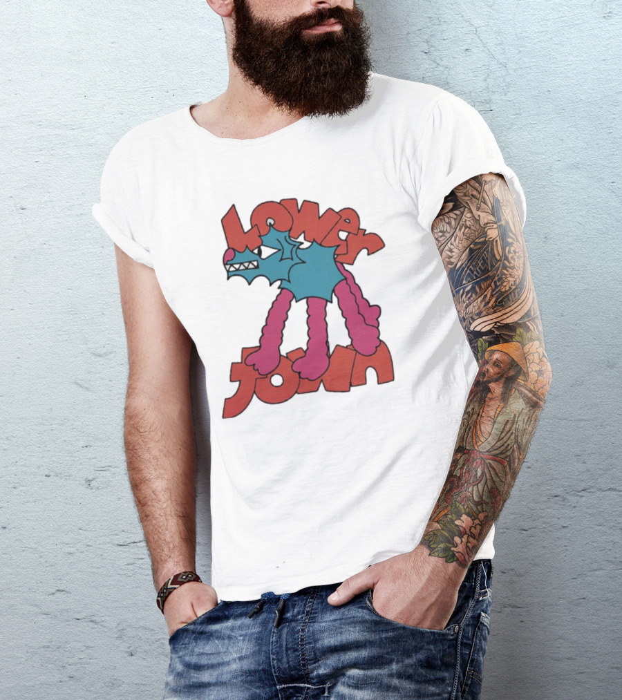 Lowertown Playful Cartoon Dog T-Shirt