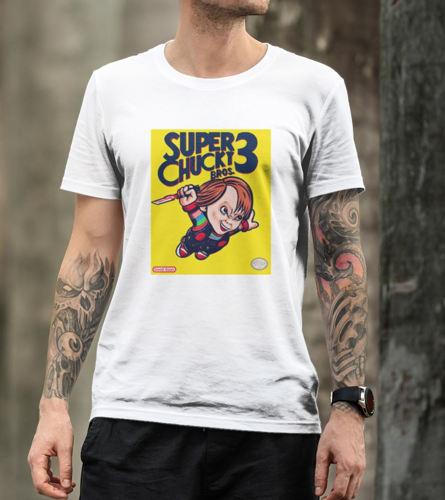 Super Chucky Bros 3 Good Guys Retro Game T-Shirt