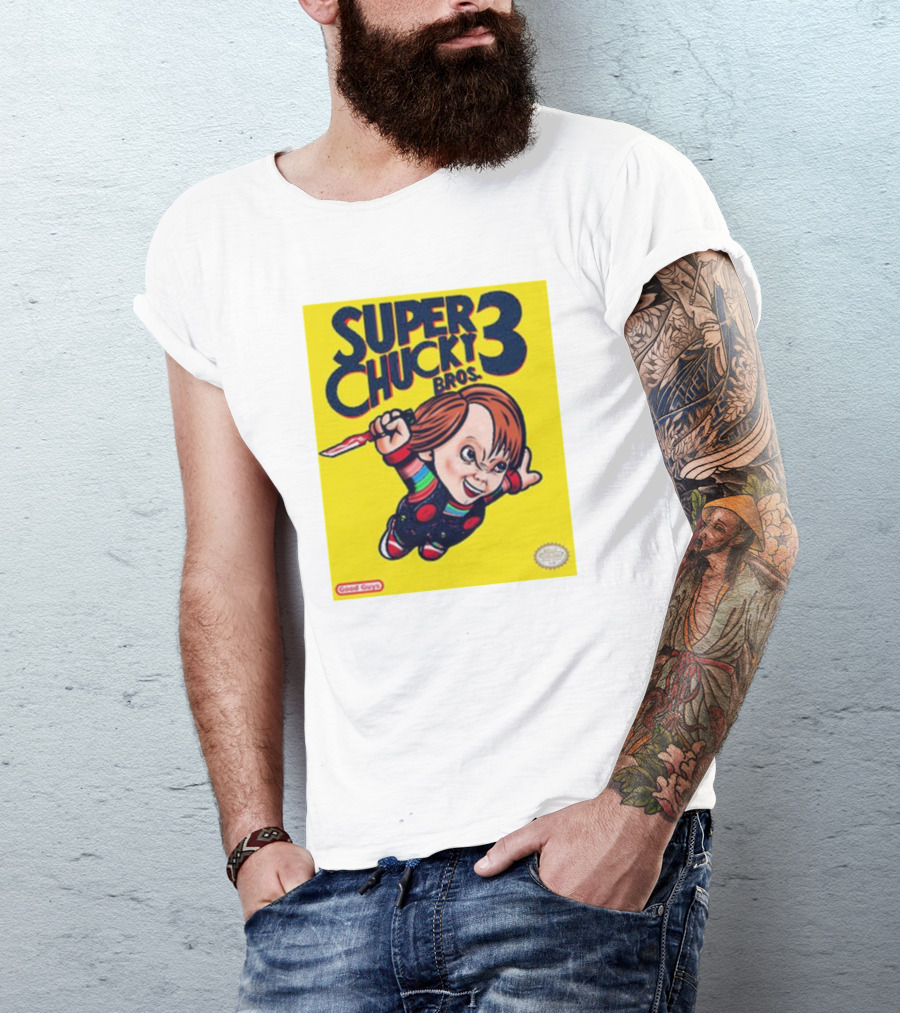 Super Chucky Bros 3 Good Guys Retro Game T-Shirt