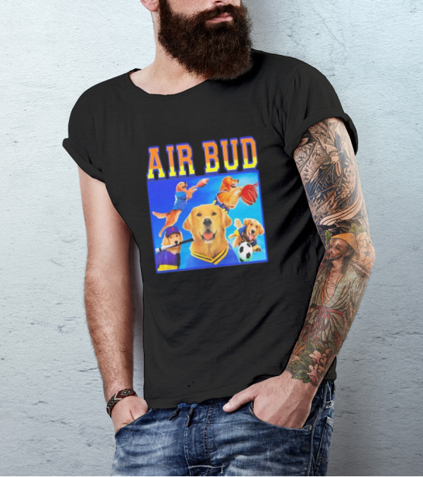 Air Bud Golden Retriever Sports Basketball Football Soccer Baseball T-Shirt