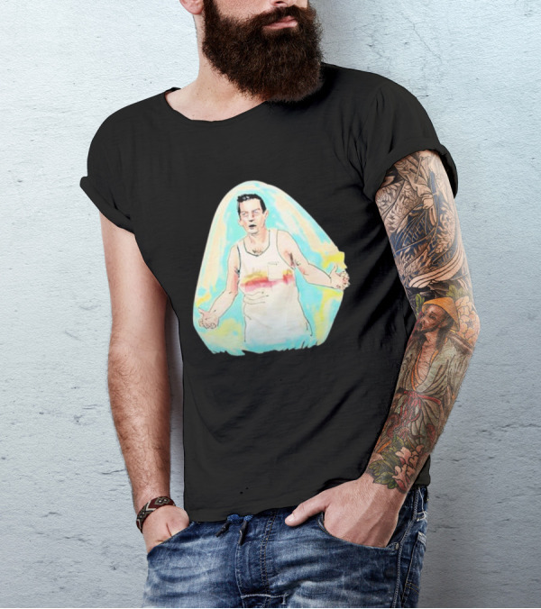 Mike Scollins Aura Character Illustration Tank Top T-Shirt