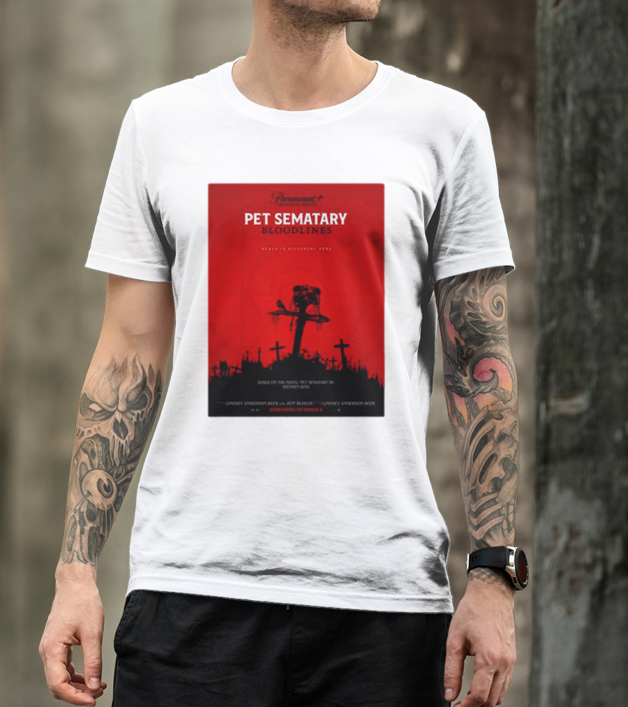 Paramount Plus Pet Sematary Bloodlines Movie Death Is Different Here Streaming October 6 T-Shirt