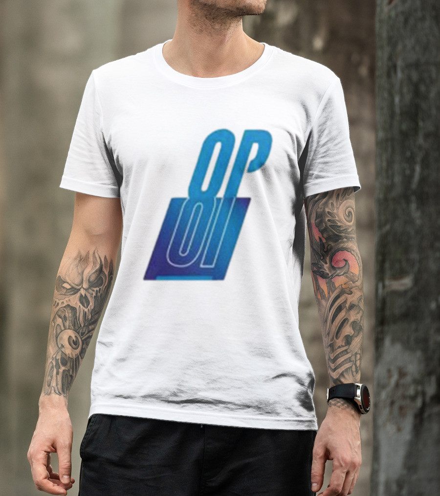 Oscar Piastri OP Blue Logo Motif T-Shirt