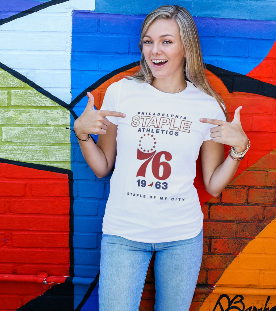 Philadelphia Staple Athletics 76 1963 Staple Of My City T-Shirt