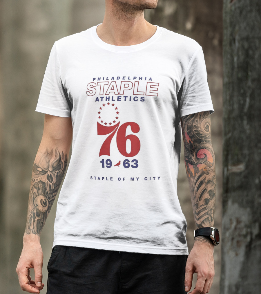 Philadelphia Staple Athletics 76 1963 Staple Of My City T-Shirt