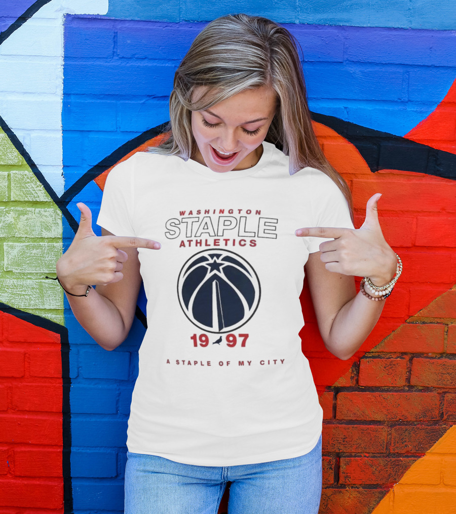 Washington Staple Athletics 1997 A Staple Of My City T-Shirt