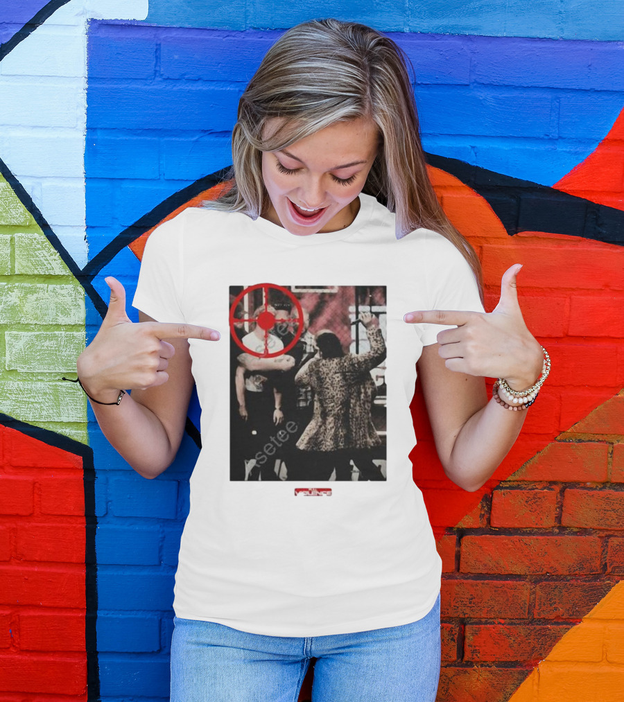 Dillon Danis X Full Violence Bullseye Target Red Circle T-Shirt