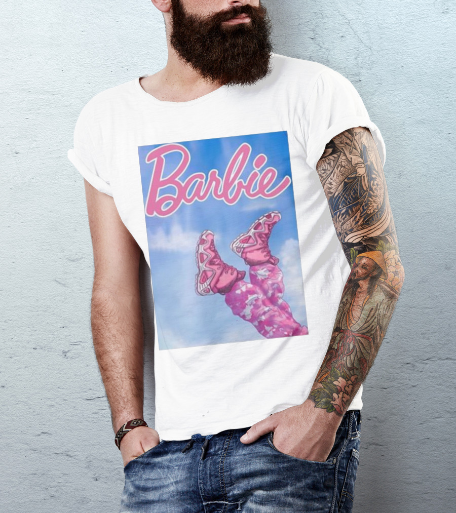 Nafo Trinzu Blgr Lowa Barbie Pink Shoes Sky Background T-Shirt