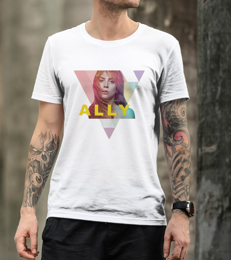 Lady Gaga Ally Pop Merch Triangular T-Shirt