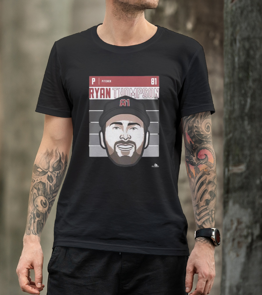 Ryan Thompson Pitcher 81 Arizona Fade T-Shirt