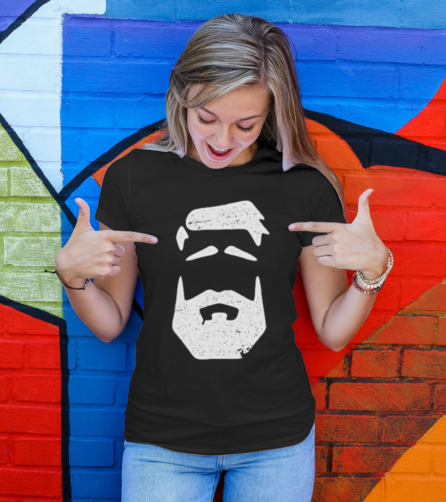 Better Man Beard Textured Face T-Shirt