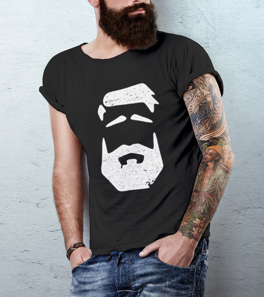 Better Man Beard Textured Face T-Shirt
