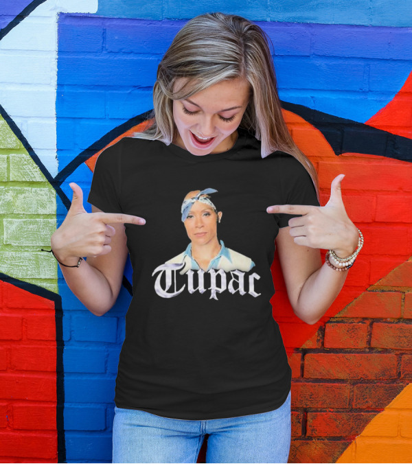 Tupac Blue Bandana Bust T-Shirt