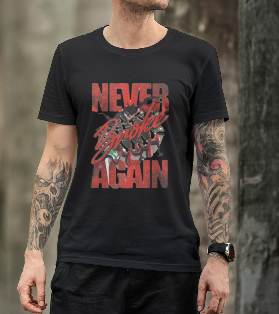 Never Broke Again Seafoam Yb Money T-Shirt