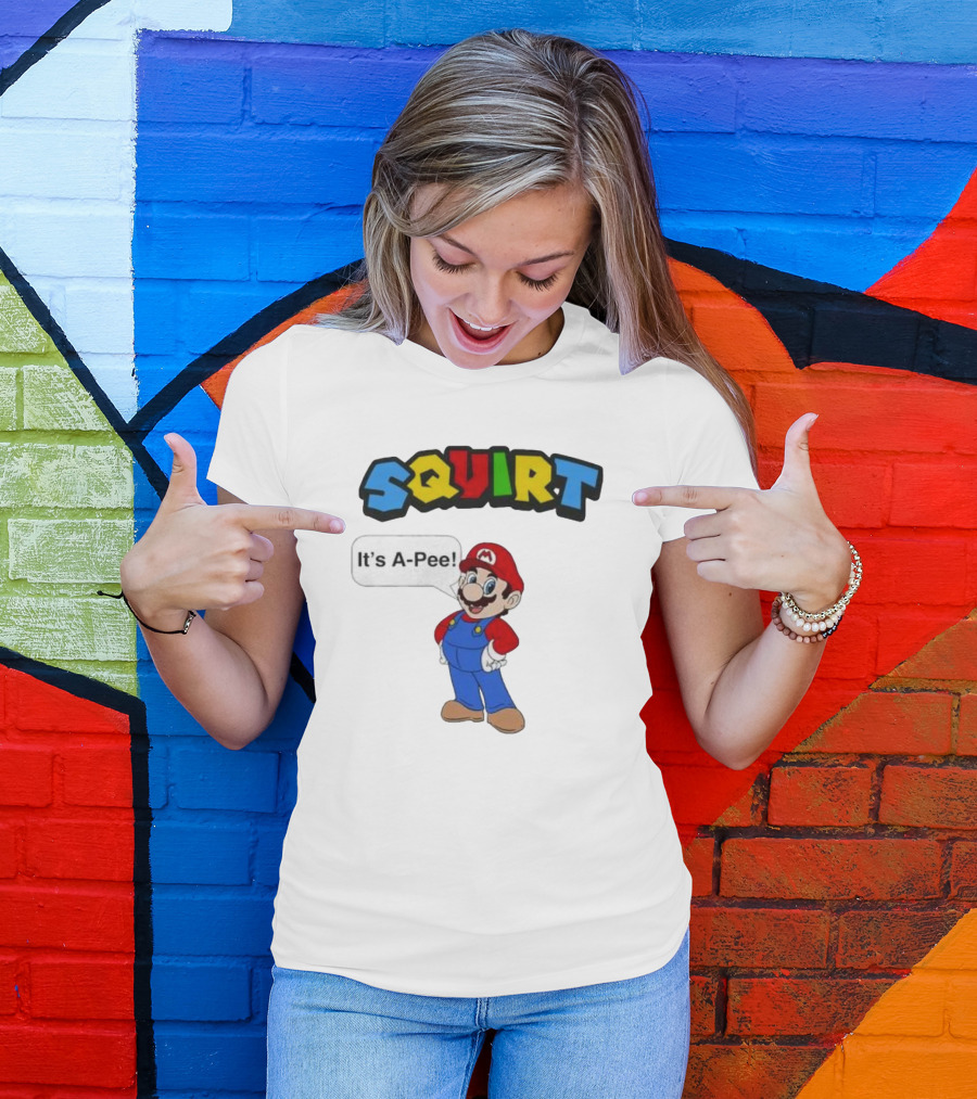 Squirt Mario It's A Pee T-Shirt