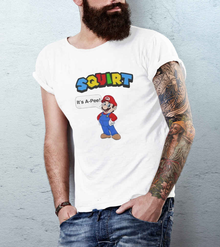 Squirt Mario It's A Pee T-Shirt