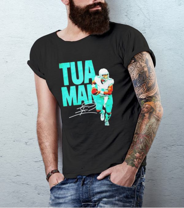 Tua Tagovailoa Miami Tua Man Football Player T-Shirt