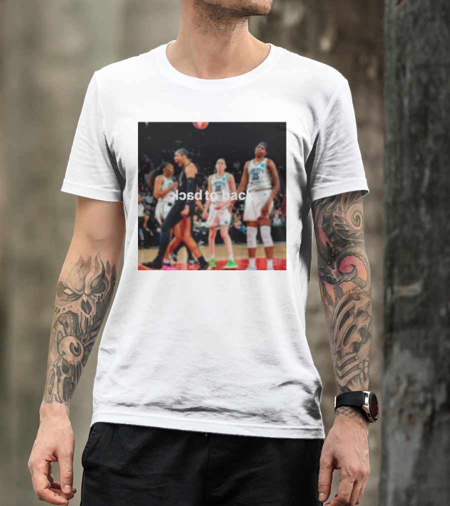 A’ja Wilson Back To Back Basketball Victory T-Shirt