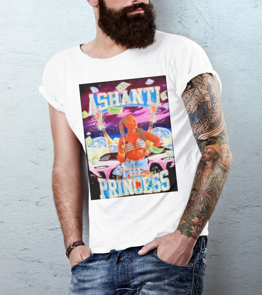 ASHANTI THE PRINCESS MONEY CARS AND SPARKLES T-Shirt