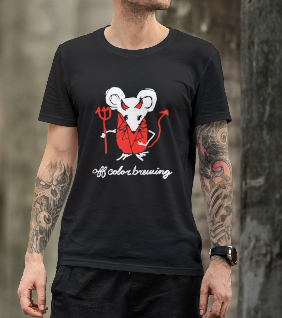 Off Color Brewing Devil Mouse T-Shirt