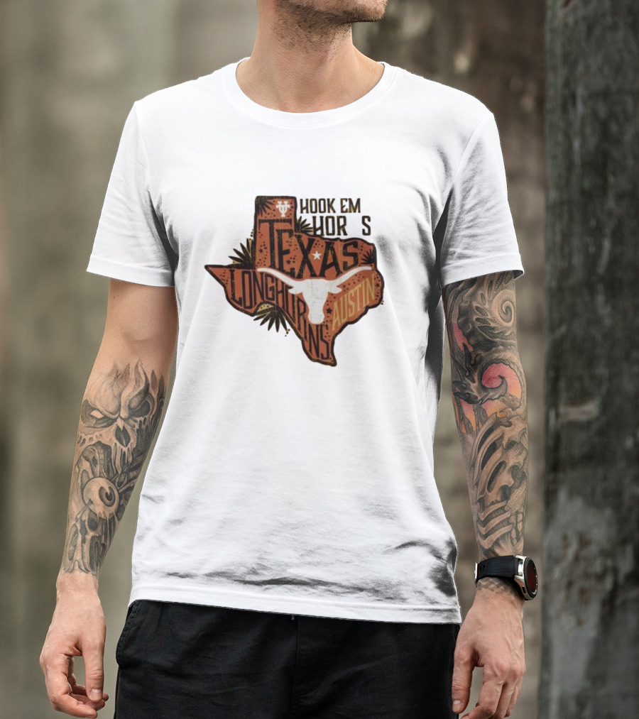 Texas Longhorns Hook 'Em Austin Comfort Wash Local T-Shirt