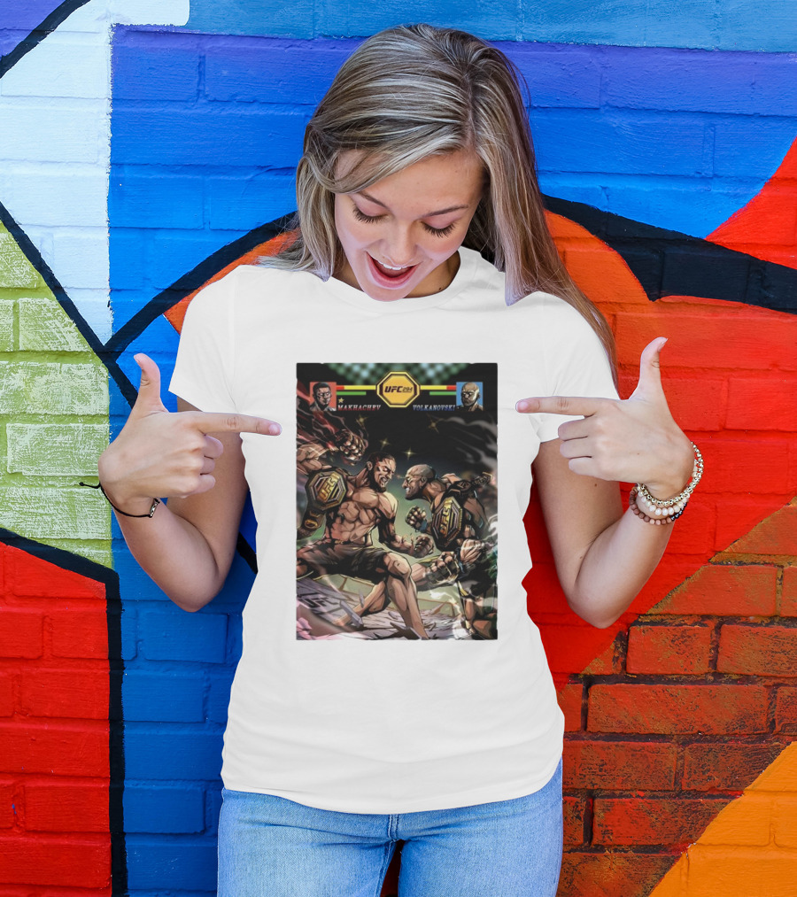 UFC 294 Lightweight Title Fight Makhachev Vs Volkanovski 2 T-Shirt