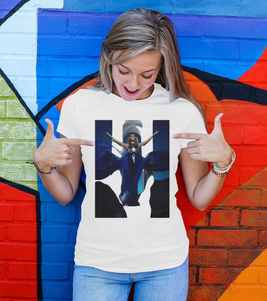 Kylie Minogue Aphrodite Blue Gown Iconic Pose T-Shirt