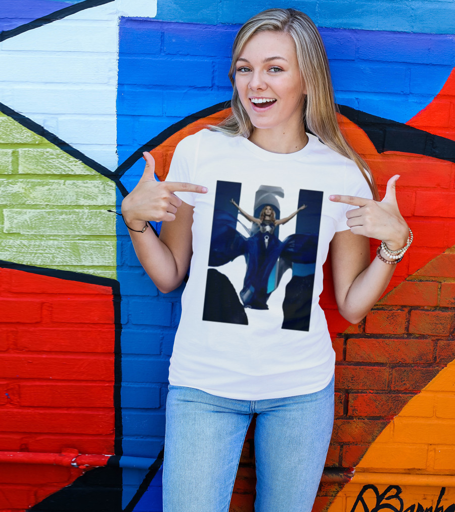 Kylie Minogue Aphrodite Blue Gown Iconic Pose T-Shirt