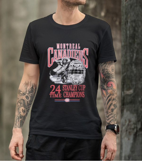 Montreal Canadiens Ovo 24 Time Stanley Cup Champions NHL T-Shirt