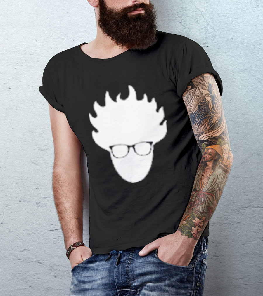 Viva Fro Iconic Glasses Silhouette Left Chest T-Shirt