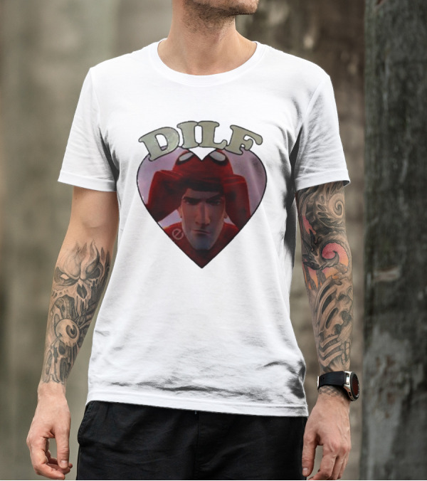 DILF Peter Mustardyardpress Merch Spider Cap Heart T-Shirt