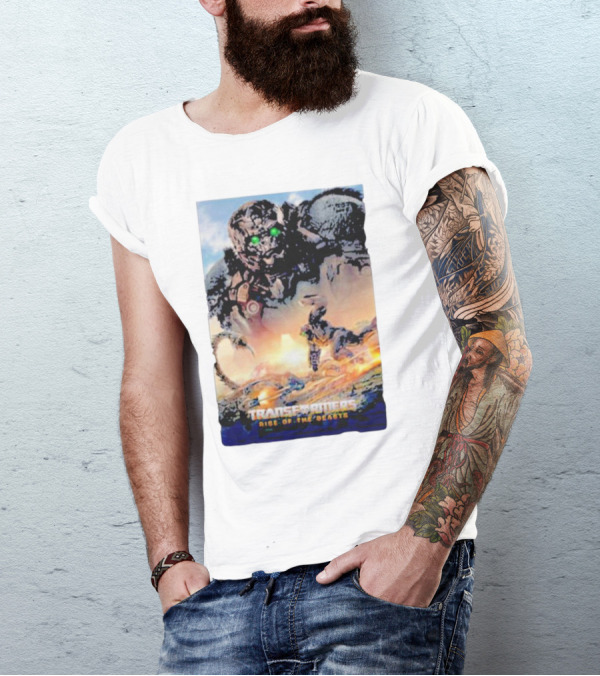 Optimus Primal Transformers Rise Of The Beasts Movie T-Shirt