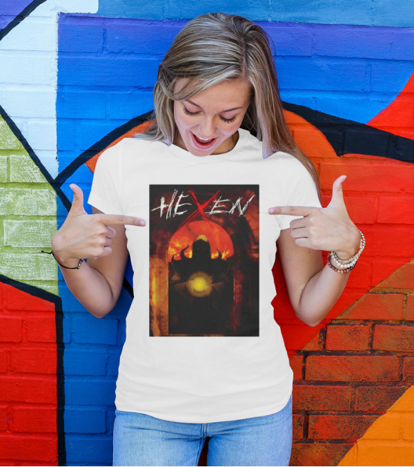 Hexen Video Game Cover Art With Demonic Figure And Glowing Orb T-Shirt