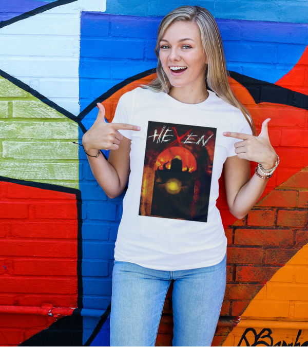 Hexen Video Game Cover Art With Demonic Figure And Glowing Orb T-Shirt