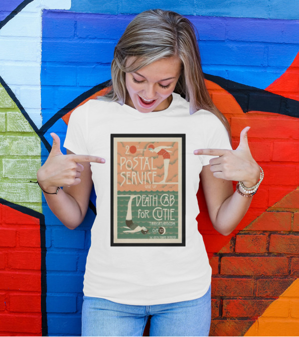 20th Anniversary Postal Service Give Up Death Cab For Cutie Transatlanticism Oct 10 The Greek Theatre Berkeley T-Shirt