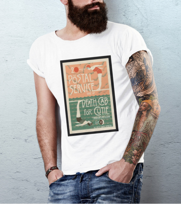 20th Anniversary Postal Service Give Up Death Cab For Cutie Transatlanticism Oct 10 The Greek Theatre Berkeley T-Shirt