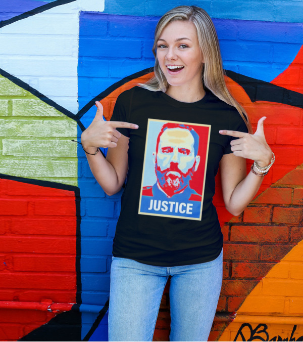 Justice Jack Smith Iconic Red And Blue T-Shirt