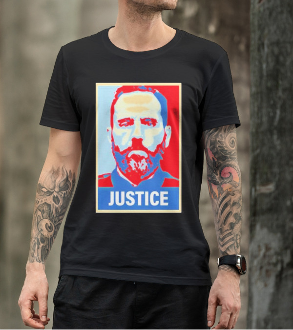 Justice Jack Smith Iconic Red And Blue T-Shirt
