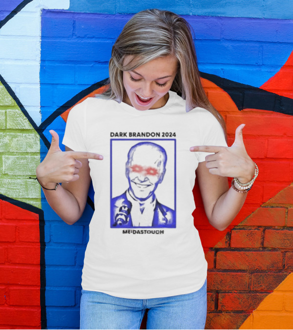 Dark Brandon 2024 Meidastouch Neon Red Eyes T-Shirt