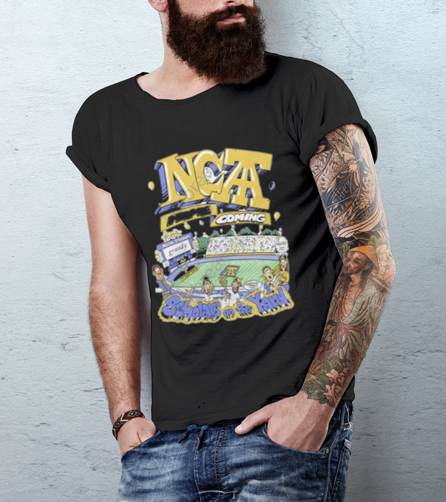 Frko X NC A&t Homecoming Scholars On The Yard Stadium Cartoon T-Shirt