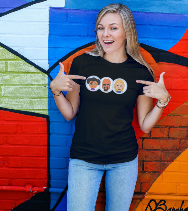 I'm Alice A Popular Trio Emoji Faces T-Shirt