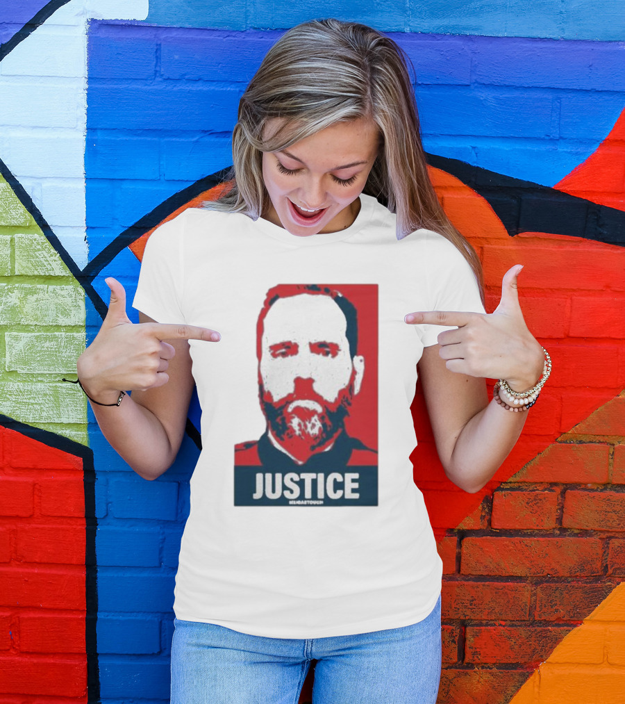 Meidastouch Store Jack Smith Justice Iconic Red And Blue T-Shirt