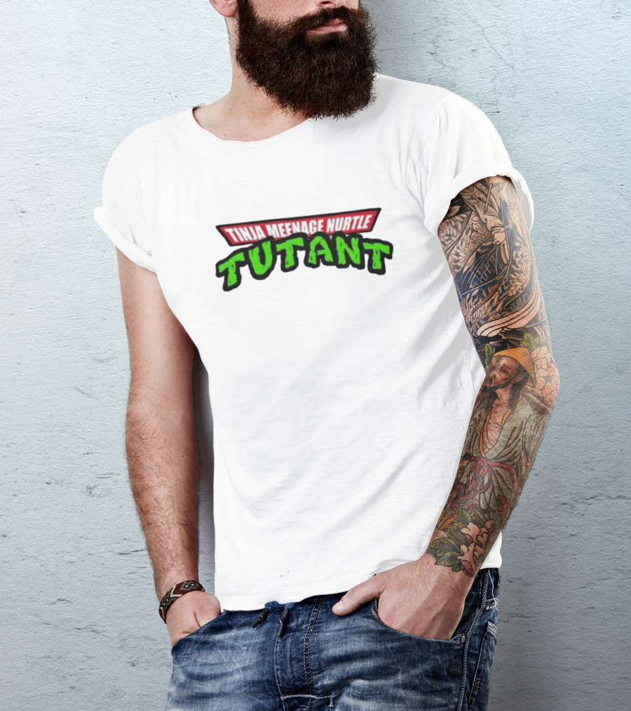Teenhearts Tinja Meenage Nurtle Tutant Retro Green T-Shirt