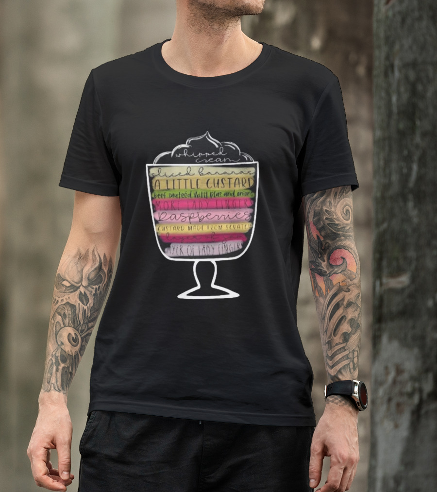 Friends Thanksgiving Rachel's English Trifle Recipe TV Friendsgiving T-Shirt