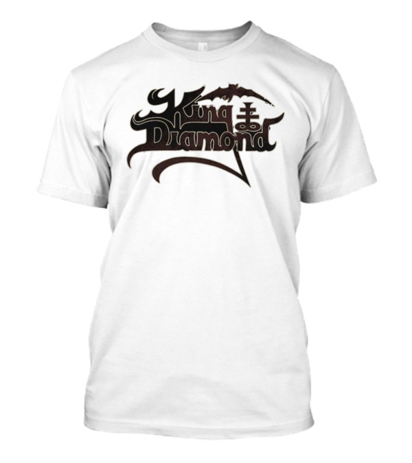 King Diamond Shop Masquerade Of Madness Logo With Bat And Cross Elements T-Shirt