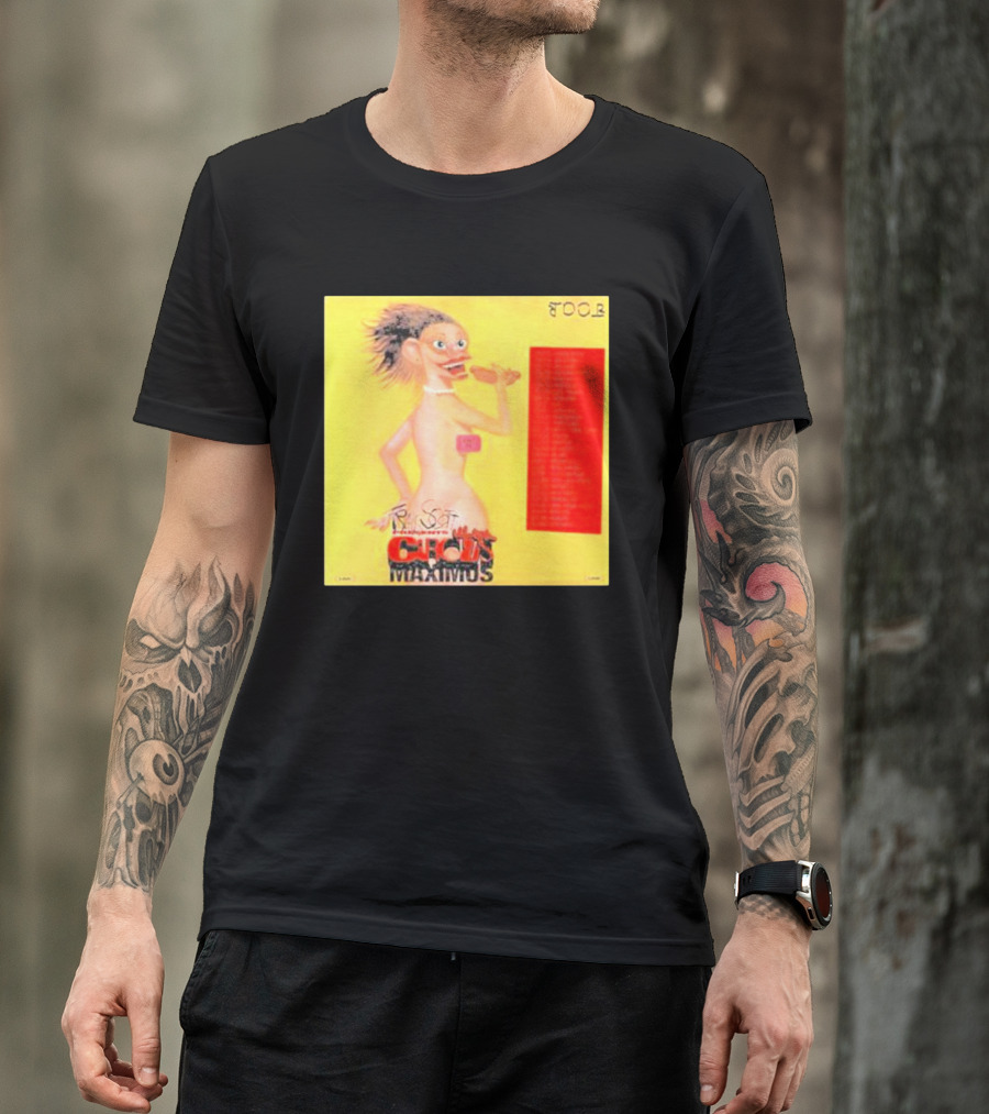 Travis Scott Circus Maximus Tour Artwork Character With Bold Letters And Tour Dates T-Shirt