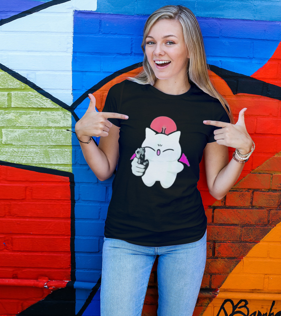 Zepla Blizzcon Xepla Gun Moogle Iconic Character T-Shirt