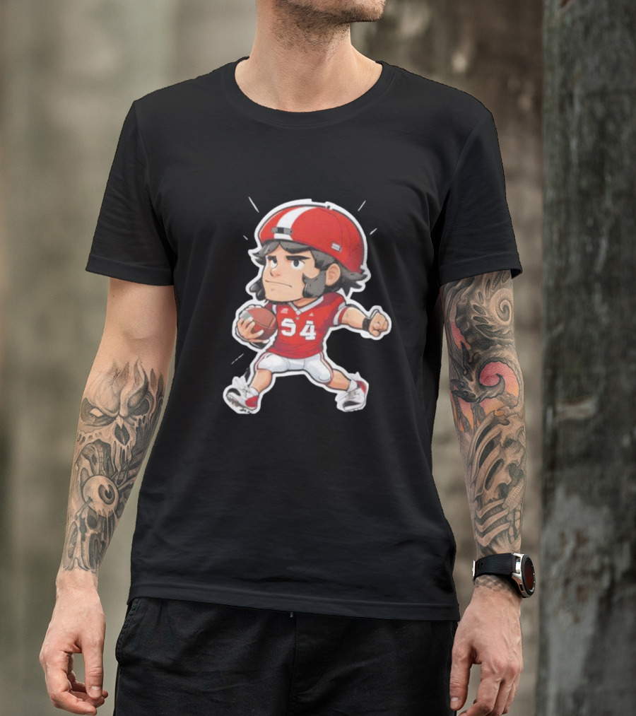 Lubby’s Funny Cartoon Football Player Stickers Essential S4 T-Shirt