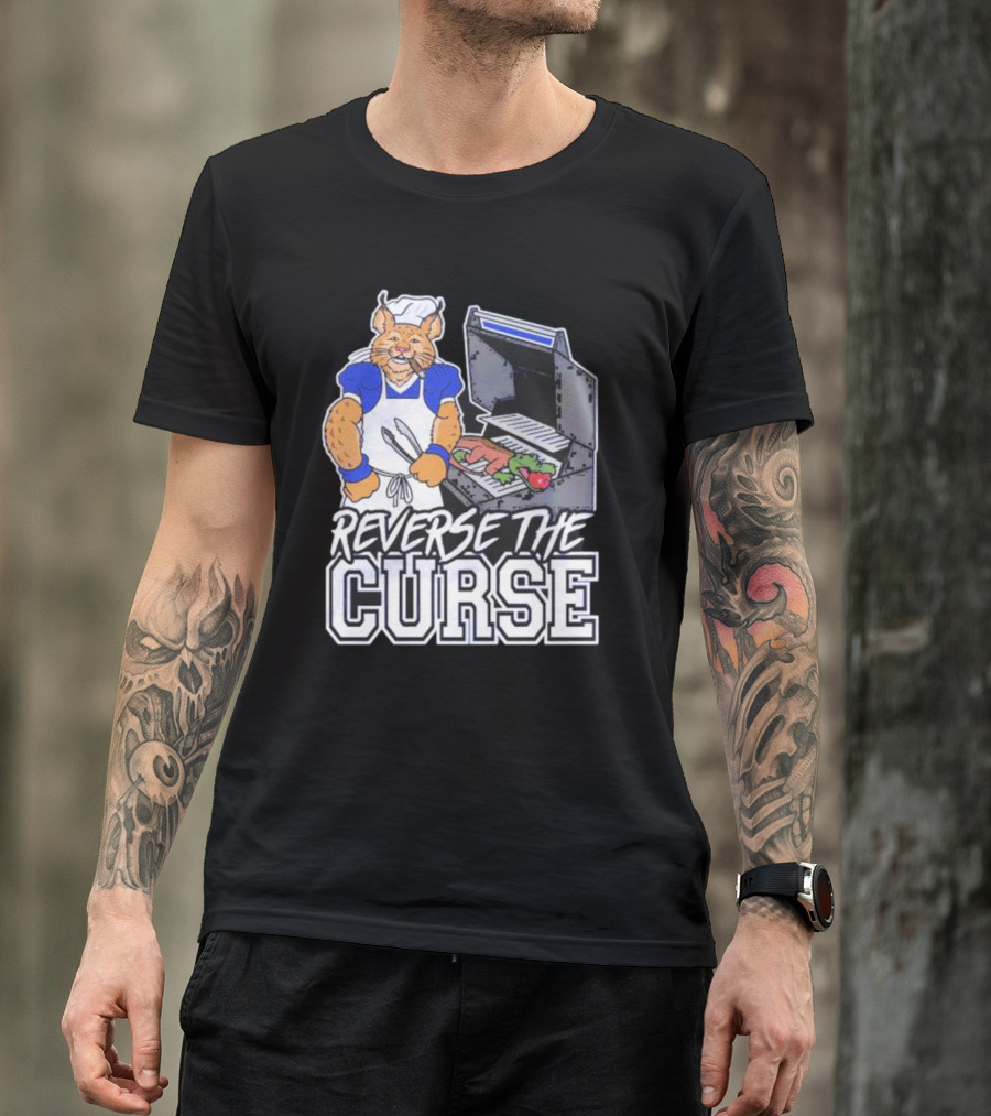 Reverse The Curse Cat Grilling Gator T-Shirt